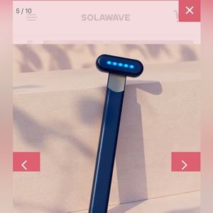 Solawave Anti-Breakout Wand with Blue Light & Warming Massage